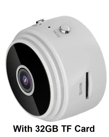 Minicámara Full HD 1080P con visión nocturna por infrarrojos.